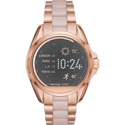 michael kors access watch blue|Michael Kors access touchscreen smartwatch.